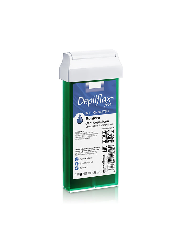 DEPILFLAX Roll-On Blu Per Ceretta 110 G - Confezione Standard