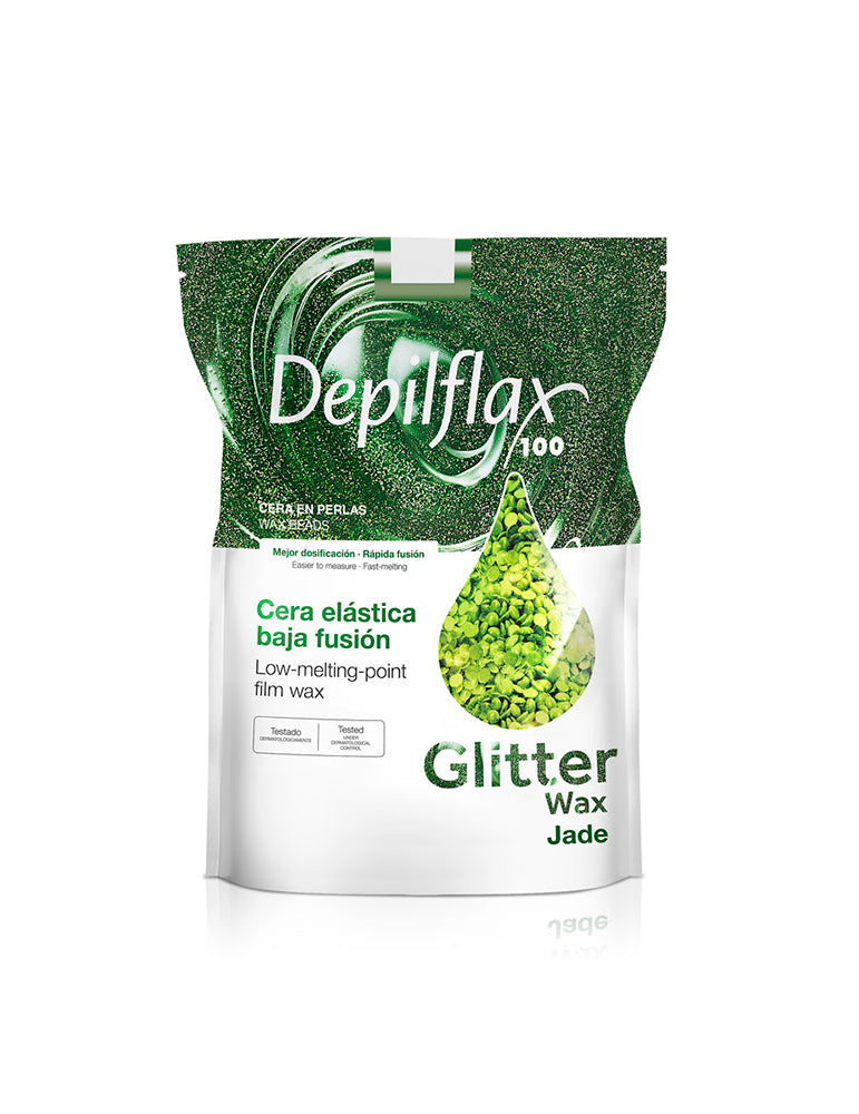 Cera en perlas Glitter wax jade – Depilflax - Main Image